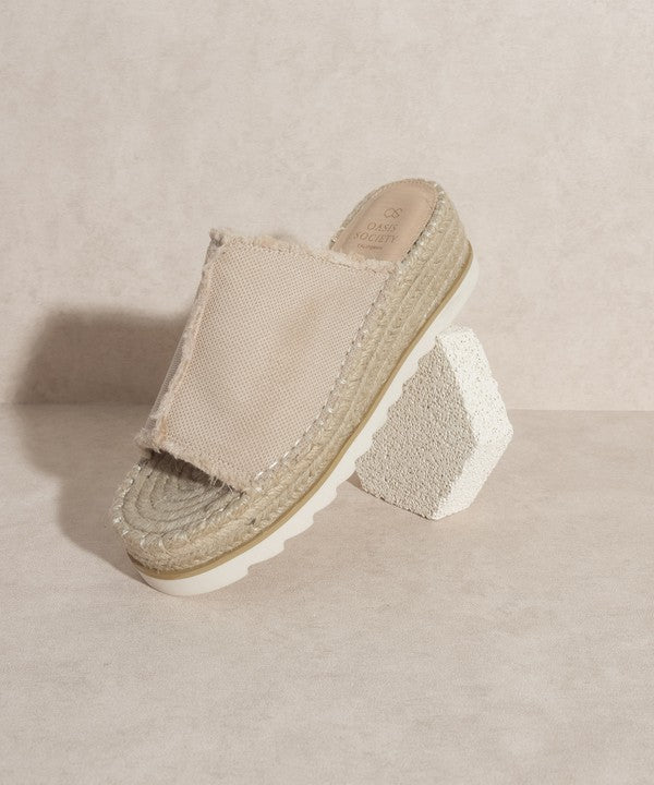 OASIS SOCIETY Adelyn - Linen Espadrilles