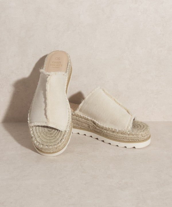 OASIS SOCIETY Adelyn - Linen Espadrilles