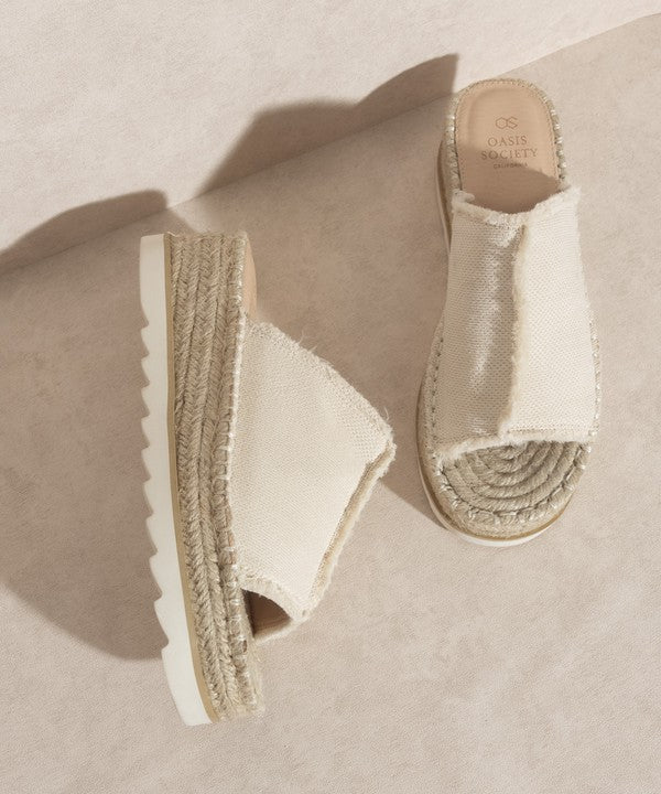 OASIS SOCIETY Adelyn - Linen Espadrilles