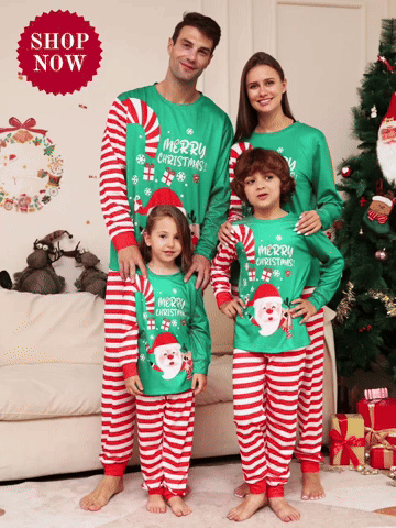 Full Size MERRY CHRISTMAS Top and Pants Set