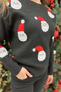 Santa Sequin Sweater