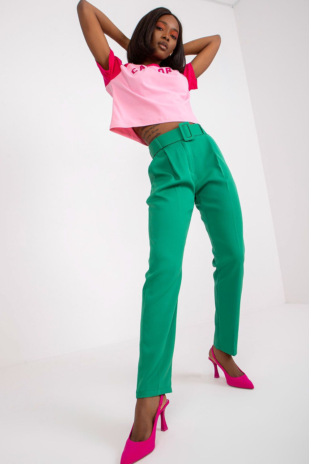 Women trousers model 181354 Italy Moda