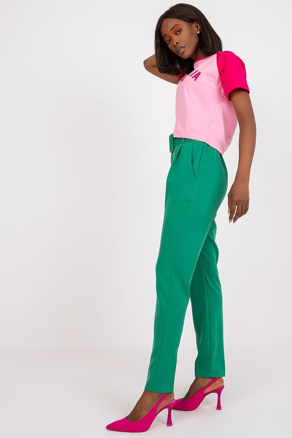 Women trousers model 181354 Italy Moda