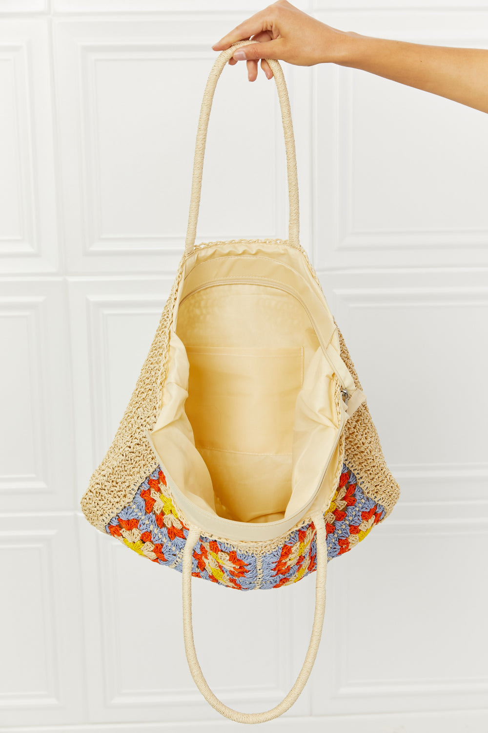 Fame Off The Coast Straw Tote Bag -  Nueva Moda Boutique By Giselly 