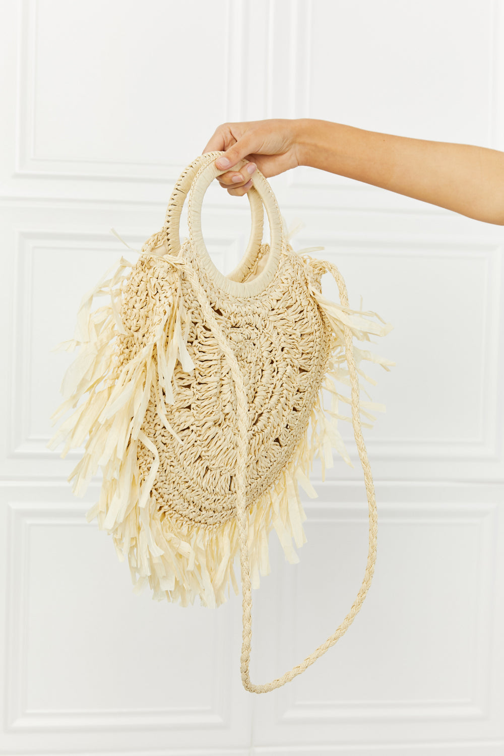 Fame Found My Paradise Straw Handbag -  Nueva Moda Boutique By Giselly 