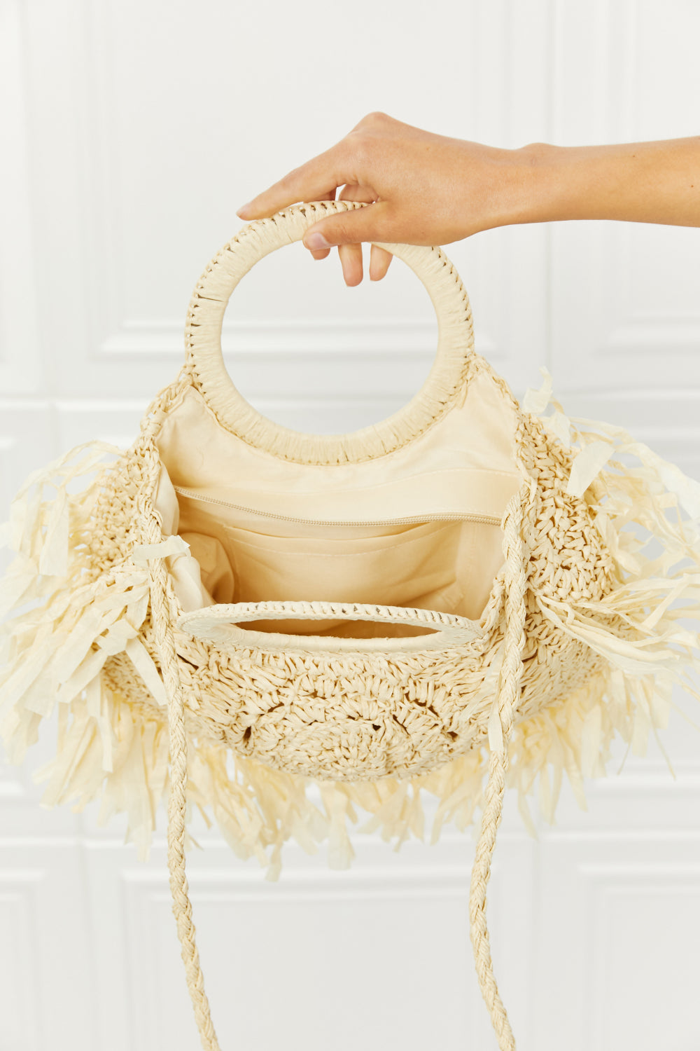 Fame Found My Paradise Straw Handbag -  Nueva Moda Boutique By Giselly 