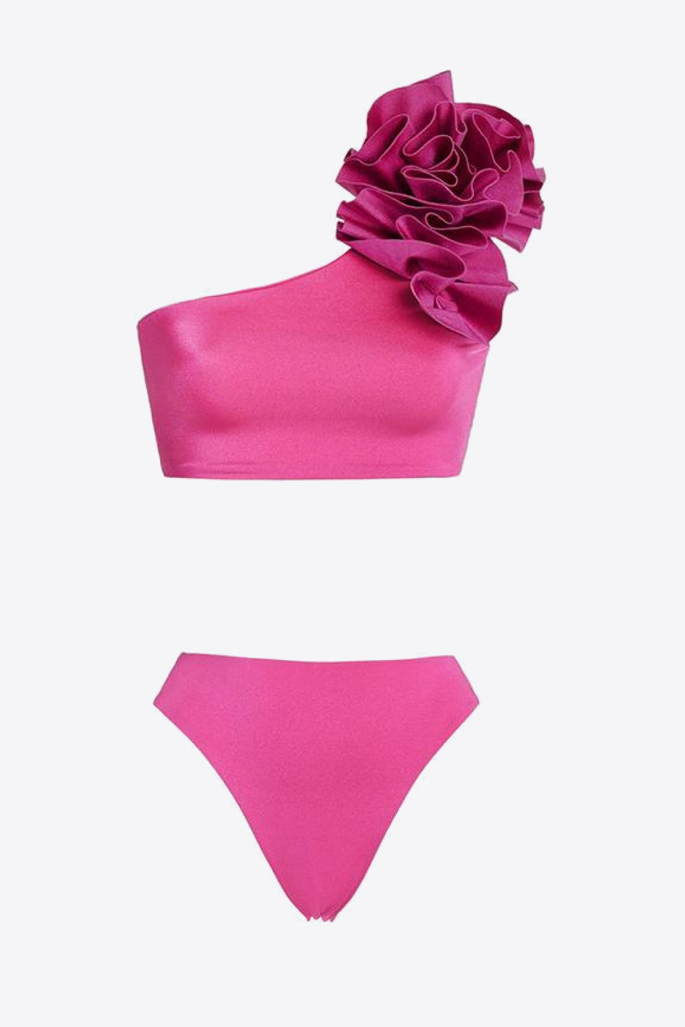Shoulder Detail Two-Piece Swim Set -  Nueva Moda Boutique By Giselly 